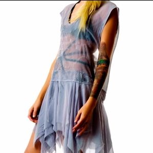 Dolls Kill Widow Love Never Dies Chiffon dress